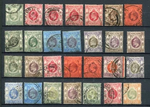 HONG KONG KEVII Used Lot 47 Stamps - Picture 1 of 2