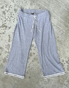 Vtg Y2K Women Capri Sleep Pants S Nordstom Lace Trim Stretch Barbie CottageCore - Picture 1 of 6