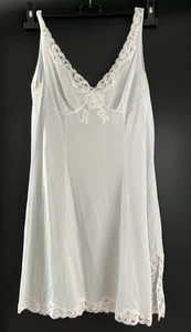 Damen Nachtkleid/Negligé weiß-bläulich ca. Gr. 38 - Picture 1 of 4