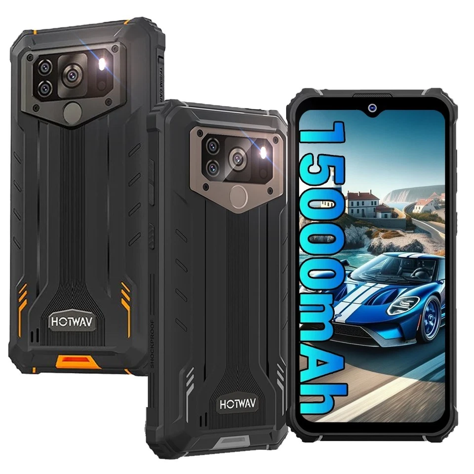 Hotwav W10 Pro Outdoot Smartphone 15000mAh Android Dual SIM Handy ohne Vertrag