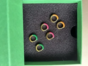 Creolen Esprit Neu Edelstahl vergoldet Gold pink grün orange - Bild 1 von 6