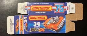 Matchbox Superfast #34 Vantastic ‘74-‘76 Type J Repro Box - Picture 1 of 2
