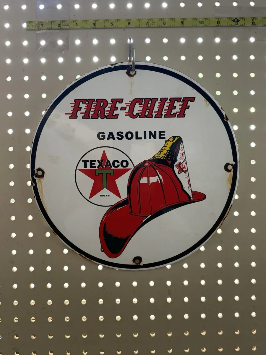 Texaco Fire Chief Signs for sale | eBay