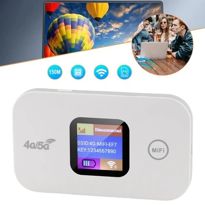 MARKENLOS 4G 5G Mobiler Hotspot,Tragbares WLAN,Mobiles Internet LTE Router für Travel,WIFI
