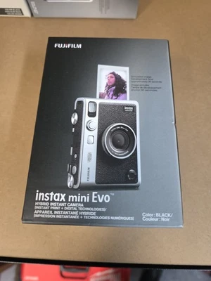 Cámara instantánea híbrida Fujifilm Instax Mini Evo - negra Foto 1 de 3