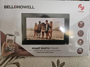 Smart Photo Frame Bell + Howell 10.1" (Black), New, Factory Sealed - Picture 1 of 2