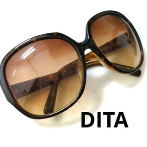 DITA SupaDupa Brown Gradient Round Sunglasses Unused No Box - Afbeelding 1 van 6