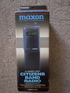 Vintage Maxon 27-LP, 40-Channel 5-Watt Citizens Band Radio Antenna new open box - Picture 1 of 4