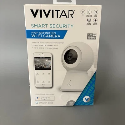 Vivitar Smart Security High Definition Wi-Fi Camera 1080p Intercom Monitoring - Image 1 of 4