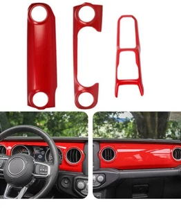 For 2018-2022 Jeep Wrangler JL Gladiator Rubicon Dash Trim Left & Right - Imagen 1 de 16
