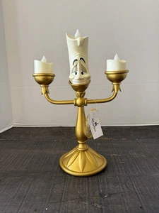 Disney Parks Lumiere Candlestick Light-up 11" Figurine Beauty and the Beast - Picture 1 of 13