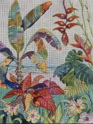 Needlepoint Handpainted PLD Designs Tropical Delight 12x16 - Image 1 of 4