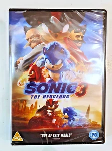 SONIC THE HEDGEHOG 3 BRAND NEW SEALED GENUINE UK DVD - Picture 1 of 2