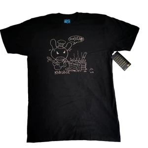 Kidrobot Anniversary: Men's Medium T-Shirt Dunny/Labbit Print Frank Kozik 2012 M - Picture 1 of 8