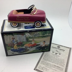 Vintage 1996 Crown Premiums Hemmings Motor News 1948 BMC Pedal Car 1:6 NEW - Picture 1 of 15
