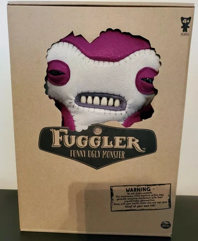 Fuggler Funny Ugly Monster Spin Master Purple Lil Demon 12" NEW Plush Toy Cover