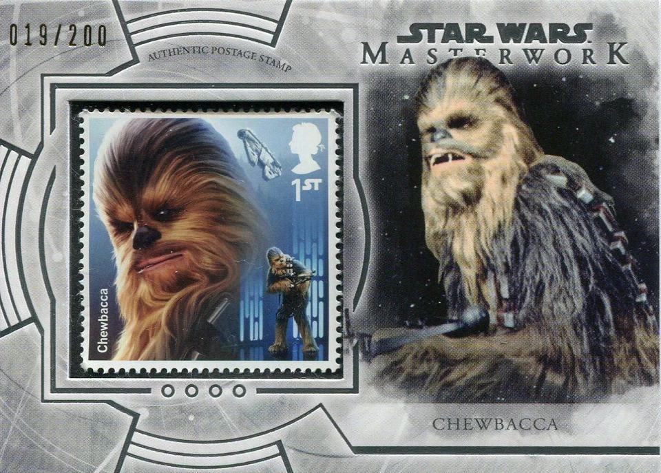 Star Wars Masterwork 2018 Stamp Chase Card S-CC Chewbacca - Chewbacca! - Image 1 of 1