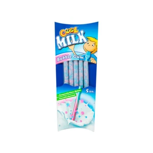 Cool Milk Trinkhalm Bubble Gum Kaugummi zum trinken 5 Stück 30g - Picture 1 of 1