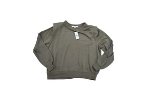 Loft Womens Olive Green Crewneck Sweatshirt S - Picture 1 of 6