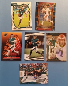JALEN HURTS 6 Card Lot Philadelphia Eagles Sooners Collection NFL Football - Picture 1 of 3
