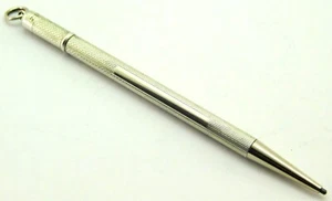 Vintage Solid Silver Diary Pencil. - Picture 1 of 5