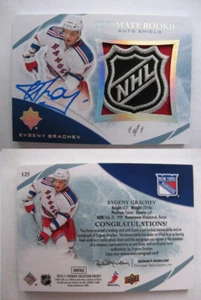 2010-11 Ultimate Collection NHL Shield #125 Rookie Auto Evgeny Grachev 1/1 RC - Picture 1 of 1