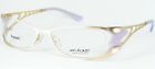X-iDE Immagine WASTY C4 WHITE /GOLD /LAVENDER EYEGLASSES FRAME 52-16-125mm Italy