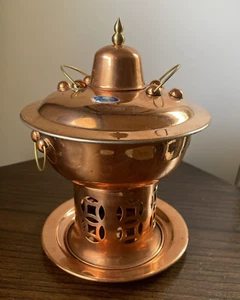 Juego de 5 piezas de olla caliente china de cobre - Imagen 1 de 4