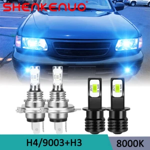 For Honda Passport 2000-2002 4x 8000K H4 & H3 LED Headlight Fog Light Bulbs kITS - Picture 1 of 12
