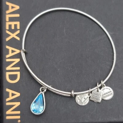 Alex and Ani Living Water Silver Charm Bracelet  - Image 1 of 4
