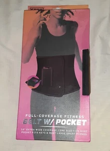 EDX Fitness Belt With Pocket 12" X 40" Adjustable - Picture 1 of 9