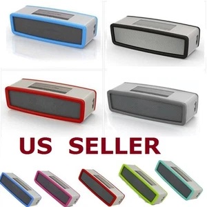 Silicone Carry Case Bag Travel Box for BOSE SoundLink Mini Bluetooth Speaker - Picture 1 of 7