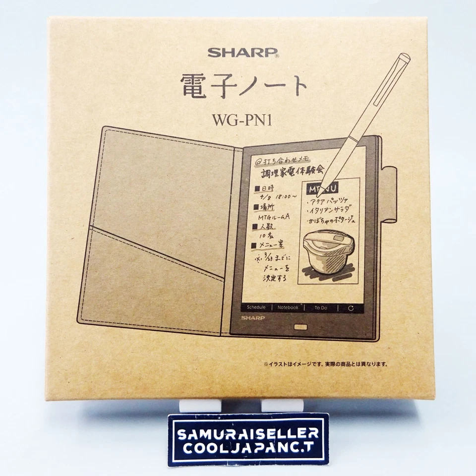 Sharp Electronic Note WG-PN1 Eink Electronic Paper Display Japan NEW - Image 1 of 4