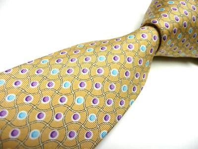 Corbata de seda de diseñador colección ejecutiva TOM JAMES nueva. Amarillo feliz suave Foto 1 de 4