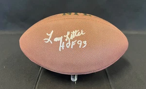 Anuncio de fútbol americano de la NFL Wilson firmado por Larry Little - Imagen 1 de 5