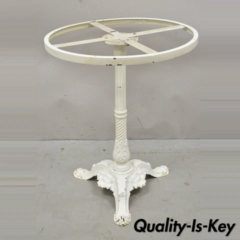 Pierre Ouvrier & E Ringuet Paris French Cast Iron Bistro Pedestal Table Base Cover