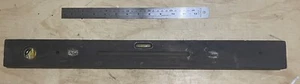 Vintage Wooden Brass Spirit Level - Picture 1 of 4