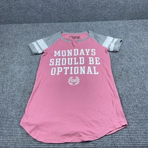 PINK Victoria Secret Shirt Damen XS Kurzarm Pink Monday sollte optional sein - Bild 1 von 6