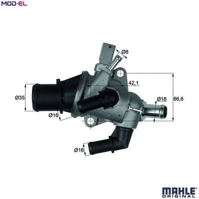 THERMOSTAT COOLANT TI 158 83 FOR ALFA ROMEO AR38501/33503 1.4L 4cyl 145 - Image 1 of 4