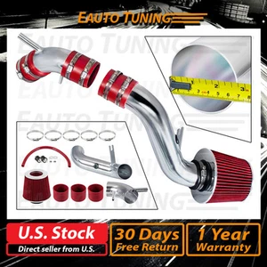 Cold Air Intake Kit + RED Filter For 97-01 Tiburon 1.8L 2.0L L4 - Bild 1 von 9