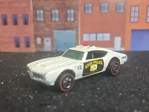Hot Wheels Redline Police Cruiser Opening Hood, heavy car, nice roller - Picture 1 of 8