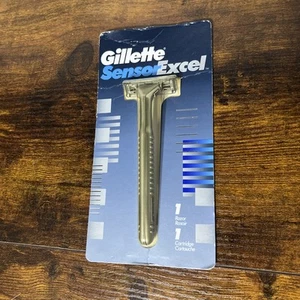 Vintage Gillette Sensor Excel Razor New in Packaging 1993 USA NOS New Sealed - Picture 1 of 8