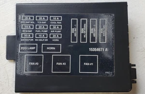 98-02 Camaro Firebird Under Hood Fuse Box Block Panel Cover 15354671 A OEM - Bild 1 von 5