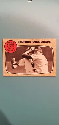 1968 年 Topps - Jim Lonborg #155 - Lonborg 再次获胜 - EX- — 第 1/2 张图片