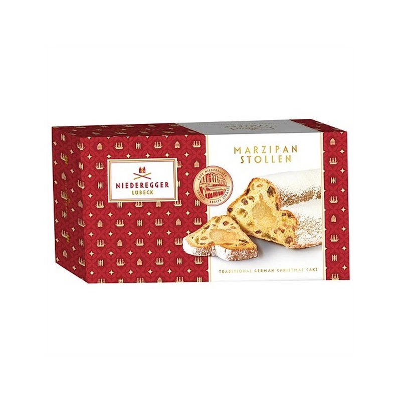NEW Niederegger Marzipan Stollen w/13% Marzipan 500g