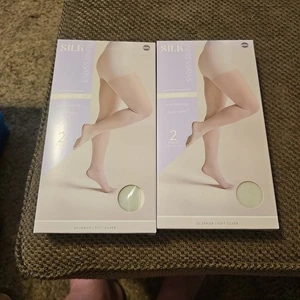  2er Pack 2er Pack SilkImpressions Strumpfhosen High Waist Softsilver Shimr XXXL  - Bild 1 von 10