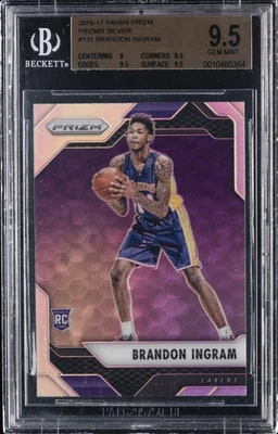 2016-17 PANINI PRIZM PRIZMS SILVER #131 BRANDON INGRAM BGS 9.5 - Image 1 of 2