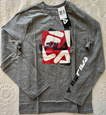 Camiseta gráfica de regreso a la escuela FILA para niños talla 18 XL NUEVA CON ETIQUETAS Foto 1 de 3