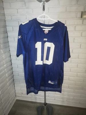 Футболка Reebok NFL молодежная размер XL (18-20) синяя No10 Eli Manning NY Giants (EM) - Изображение 1 из 4