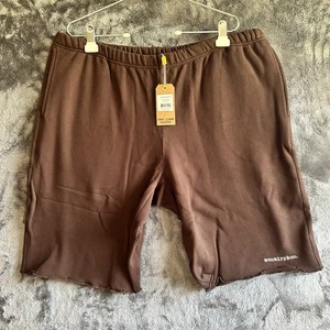 McNairy&co Brown Chocolate Sweat Shorts Sweatbritches Men’s Size XXL NWT - Picture 1 of 9